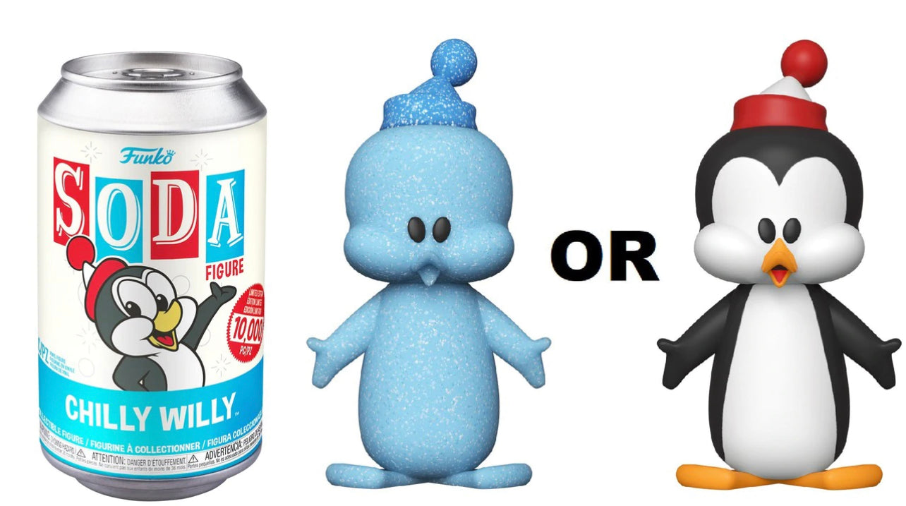 Chilly Willy Sealed Limited Edition Funko Soda Pop Figure - Chance of CHASE!