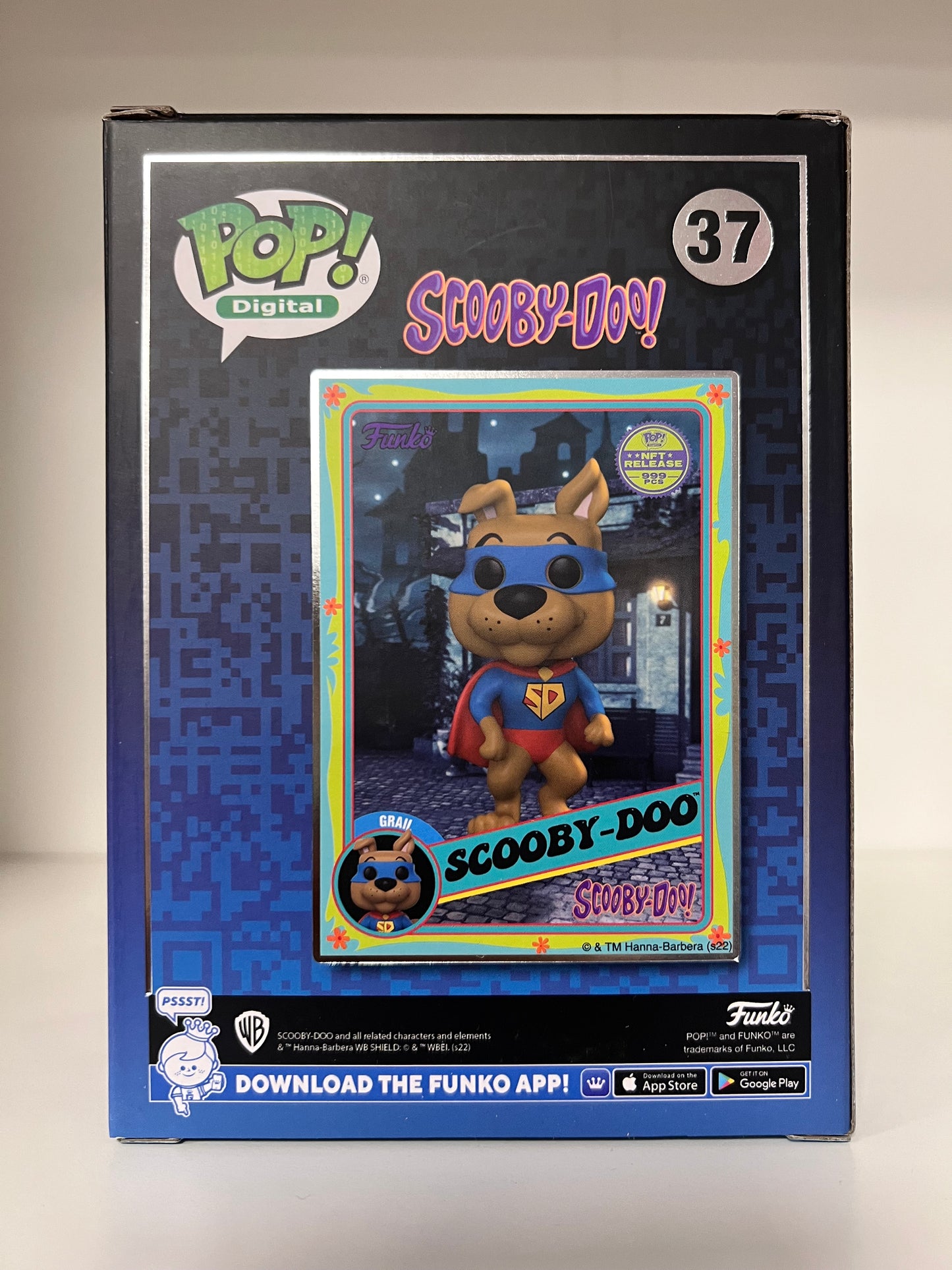 Funko Pop! Digital : Scooby-Doo! NFT Release Super Scooby 37 999 PCS + Pop Protector