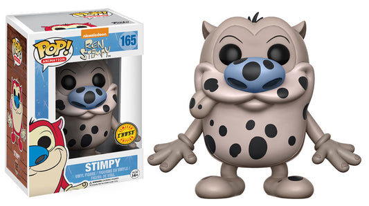 Funko Pop! Nickelodeon Ren and Stimpy - Stimpy 165 CHASE + Free Protector