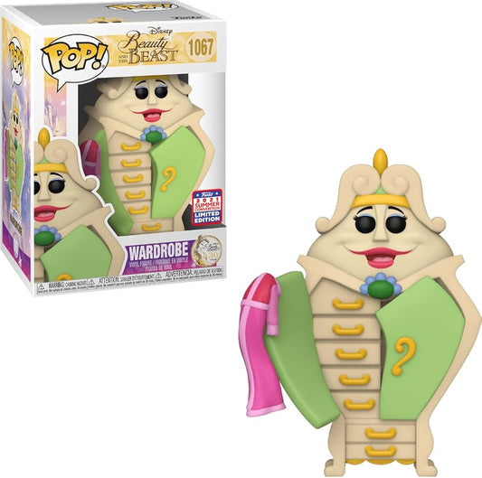 Funko Pop! Disney Beauty and the Beast 30 Years - Wardrobe 1067 Funko 2021 Summer Convention Exclusive (VAULTED) + Free Protector