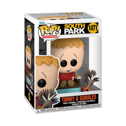 South Park Timmy Funko Pop! Vinyl Figure and Gobbles Pop! Buddy Figure #1471 + PoP Protector