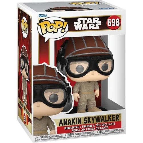 Funko Pop! Star Wars: Episode I - The Phantom Menace Anakin Skywalker with Helmet 698 + PoP Protector