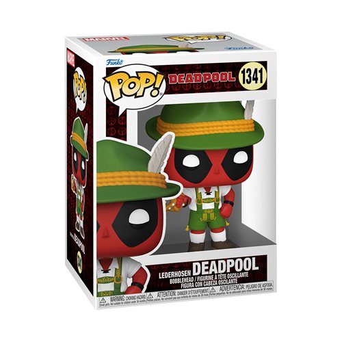 Deadpool Parody Lederhosen Deadpool Funko Pop! Vinyl Figure #1341 + PoP Protector