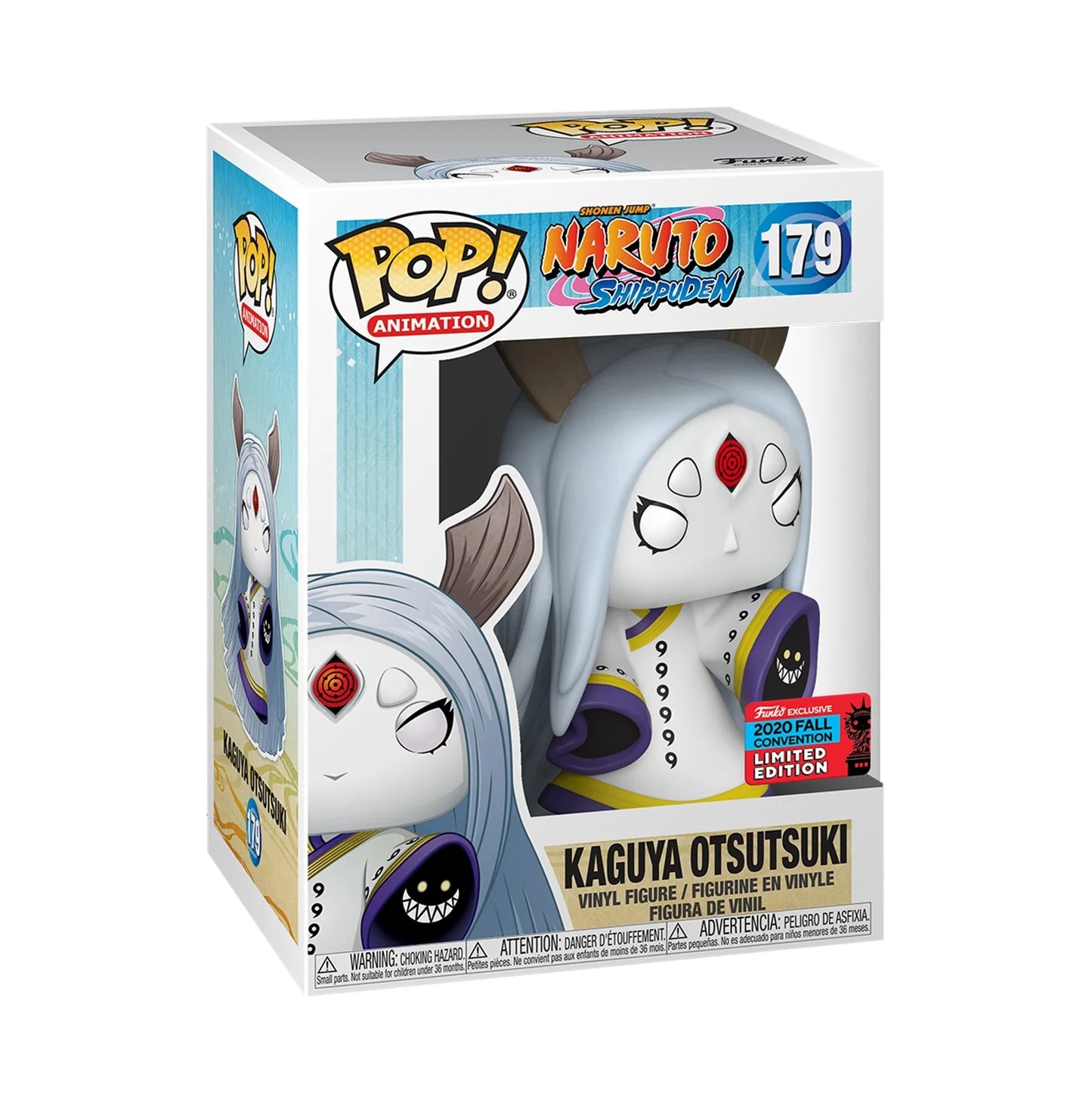 179 Funko Pop! Vinyl: Naruto Shippuden - Kaguya Otsutsuki - GameStop (GS) 2020 Fall Convention Figure + PoP Protector