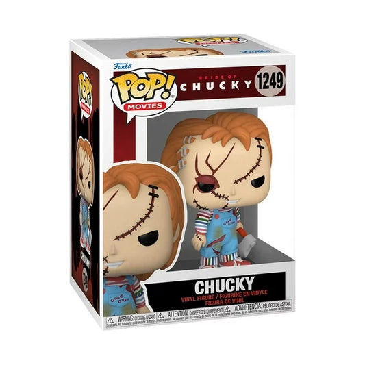 Funko Pop! Movies: Bride of Chucky - Chucky Vinyl Figure 1249 + PoP Protector