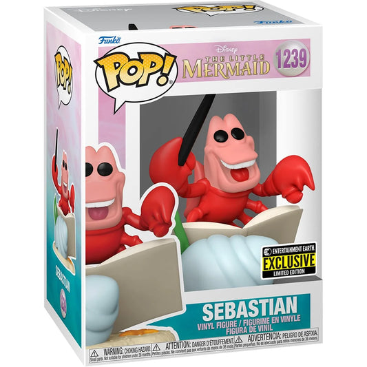 Funko Pop! The Little Mermaid Sebastian 1239 - EE Exclusive + Free Protector