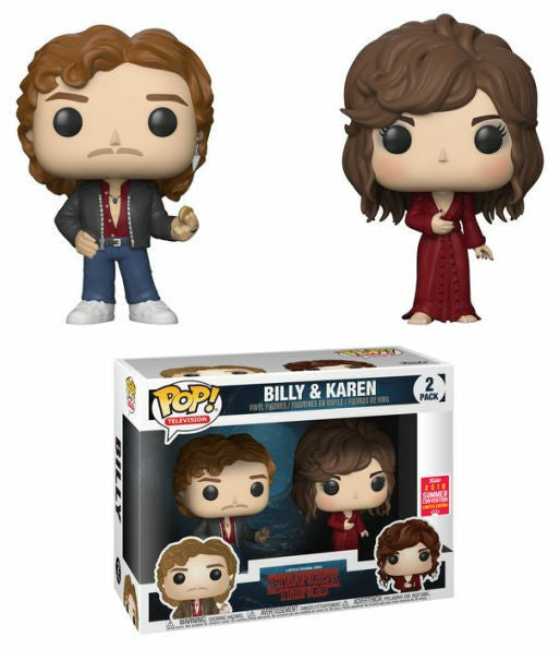 Funko  Pop! Netflix Stranger Things Billy & Karen Funko 2018 Summer Convention Exclusive (VAULTED)