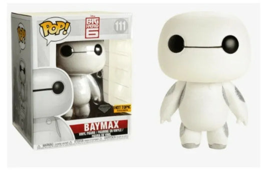 Funko Pop! Disney Big Hero 6 - Baymax 111 Diamond Hot Topic Exclusive 6-Inch Deluxe Figure (box ware)