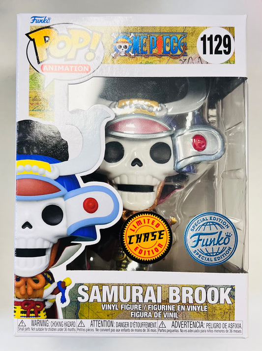 Funko Pop! One Piece Samurai Brook 1139 CHASE Funko Special Edition + Free Protector