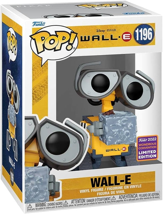Funko Pop! Disney Pixar Wall-E 1196 2022 Wondrous Convention Exclusive + Free Protector
