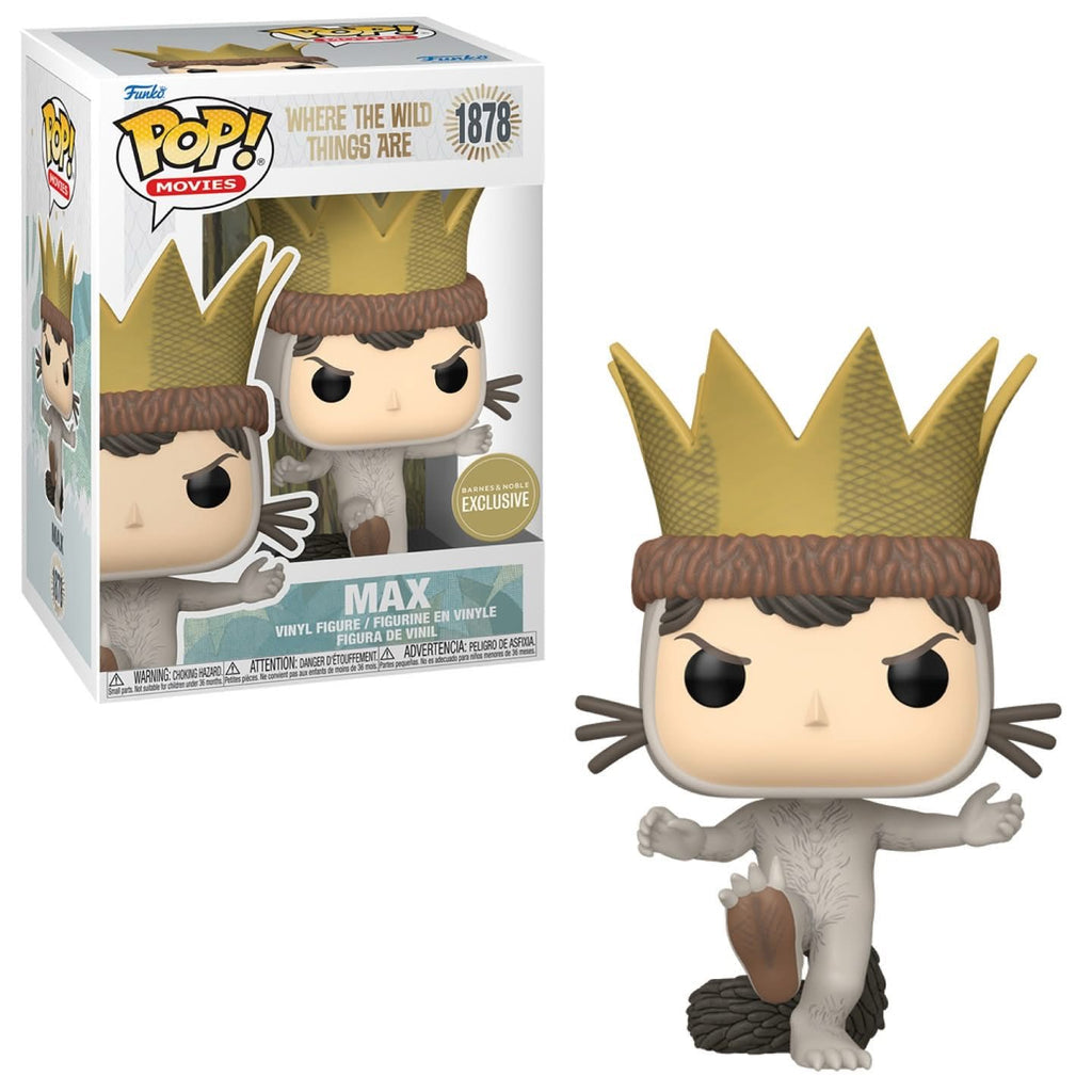Funko Pop! Where The Wild Things Are - Max 1878 Barnes & Noble Exclusive + Pop Protector