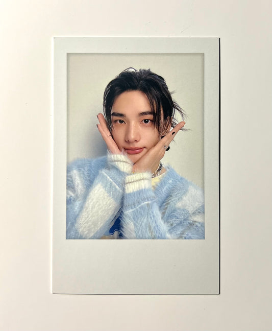 K-pop Stray Kids 5TH FANMEETING ‘SKZ 5’CLOCK’ TINCASE POLAROID SET : HYUNJIN Official Photocard