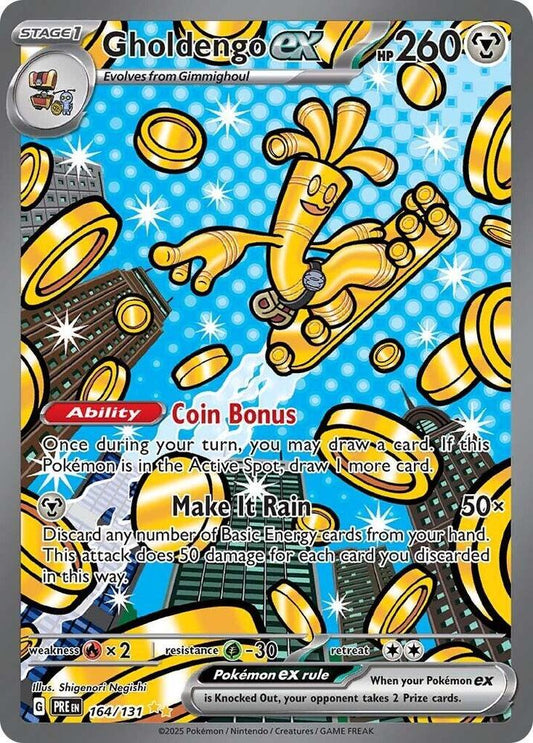 One Piece TCG! Gholdengo ex - SV: Prismatic Evolutions (PRE)