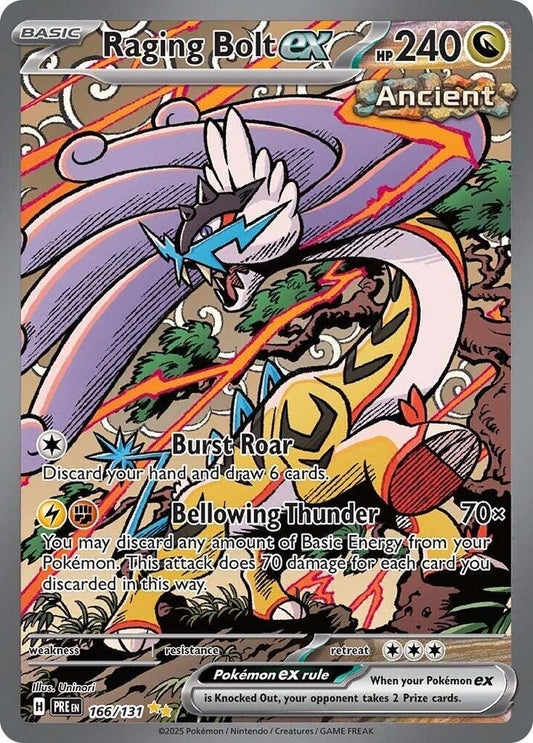 Pokemon TCG! Raging Bolt ex - SV: Prismatic Evolutions (PRE)