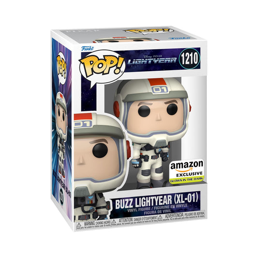 Funko Pop! Disney Pixar Lightyear - Buzz Lightyear (XL-01) 1210 Amazon Exclusive + Free Protector