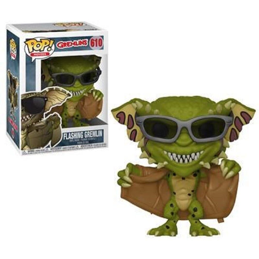 Funko Pop! Movies 610 Gremlins Flashing Gremlin Pop Vinyl Action Figure Horror + PoP Protector