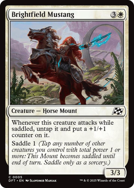 MTG! Brightfield Mustang - Aetherdrift (DFT)