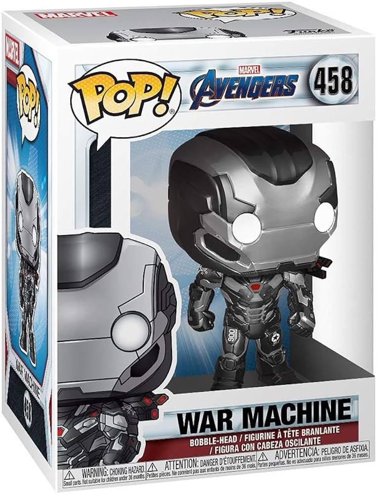 Funko POP! Marvel: Avengers #458 - War Machine (box ware) + PROTECTOR!