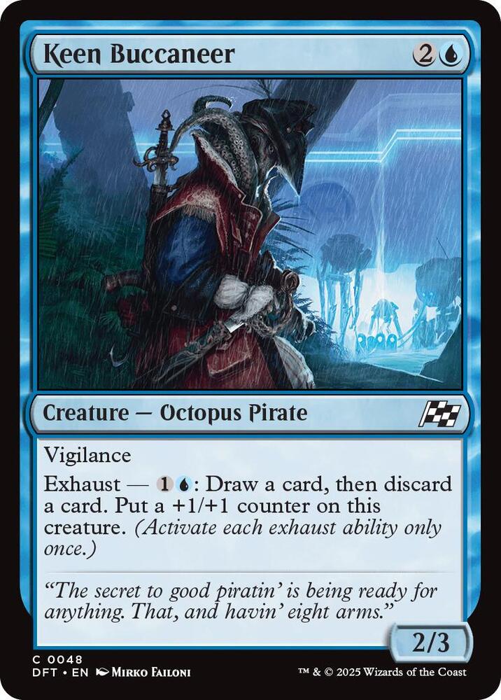 MTG! Keen Buccaneer - Aetherdrift (DFT)