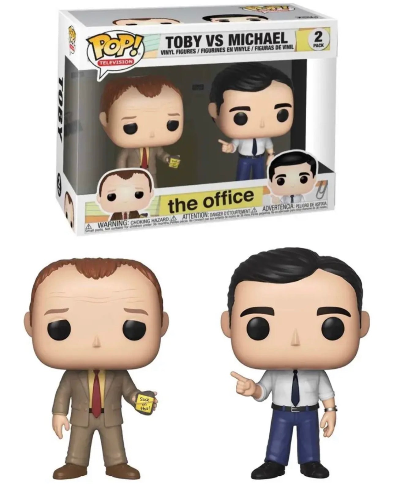 Funko Pop! The Office Toby VS Michael 2 Pack