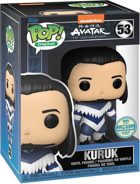 Digital Funko Pop! Nickelodeon Avatar The Last Airbender : Kuruk 53 NFT Release 2125 PCS + Pop Protector
