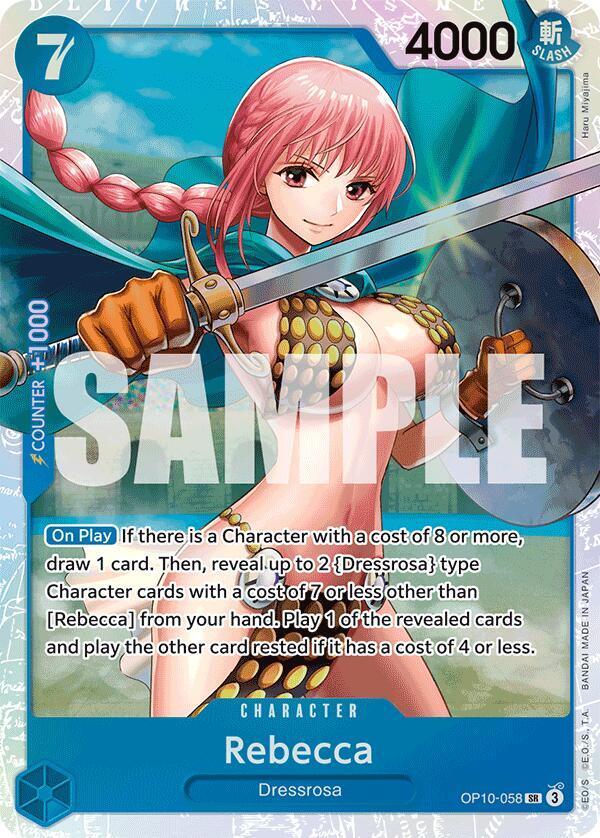 One Piece TCG! Rebecca - Royal Blood (OP10)