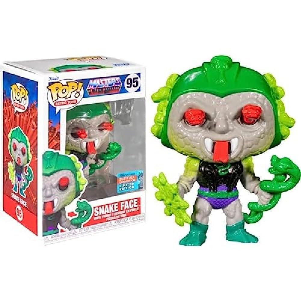 Funko POP! Retro Toys - Masters of The Universe #95 - Snake Face 2021 Fall Convention + PROTECTOR!