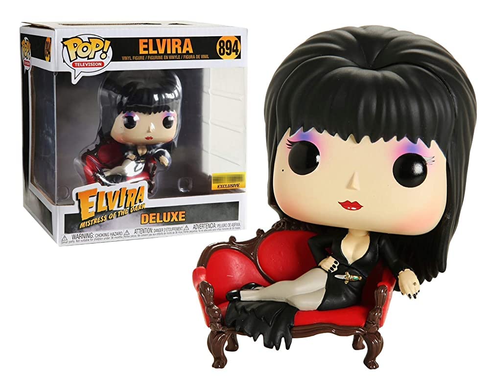 Funko POP! Television: Elvira Deluxe Hot Topic Exclusive + PROTECTOR!
