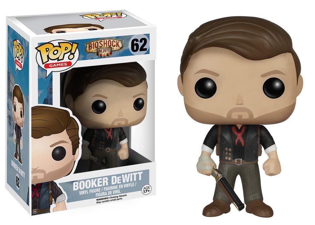 Funko POP! Games: Bioshock Infinite #62 - Booker DeWitt + PROTECTOR!