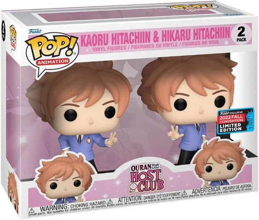 Funko Pop! Animation Ouran High School Host Club Kaoru Hitachiin & Hikaru Hitachiin 2022 Fall Convention Exclusive 2-Pack