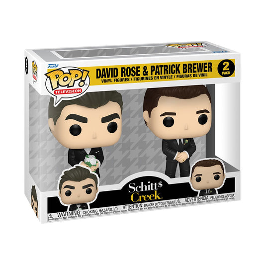 Funko Pop! Schitt's Creek David Rose and Patrick Brewer Wedding 2-Pack