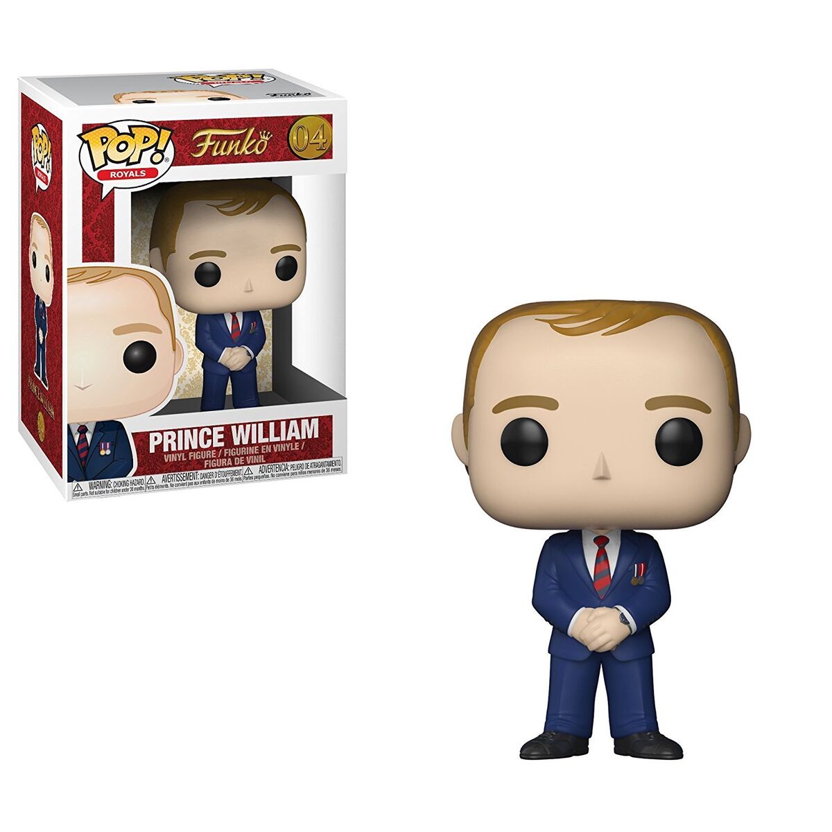 Funko Pop! Royals : Prince William Duke of Cambridge 04 (VAULTED) + Pop Protector