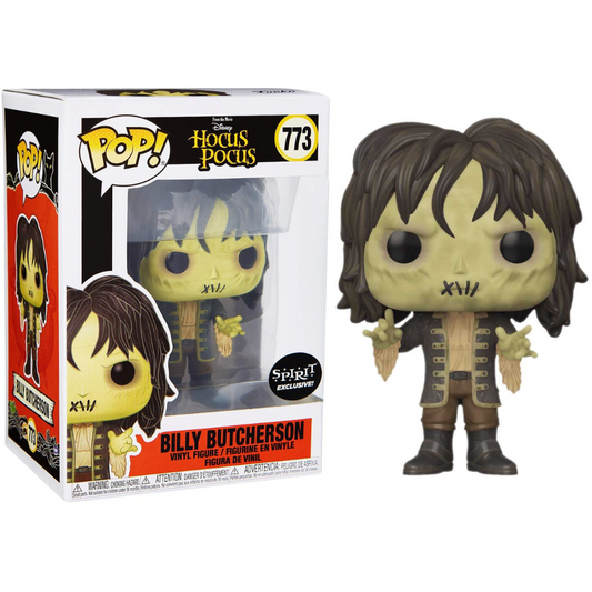 Funko Pop! From the Movie Disney Hocus Pocus Billy Butcherson 773 Spirit Exclusive + Free Protector