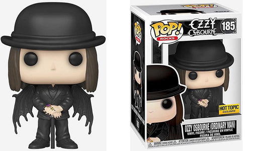 Funko Pop! Ozzy Osbourne (Ordinary Man) 185 Hot Topic Exclusive +  Protector