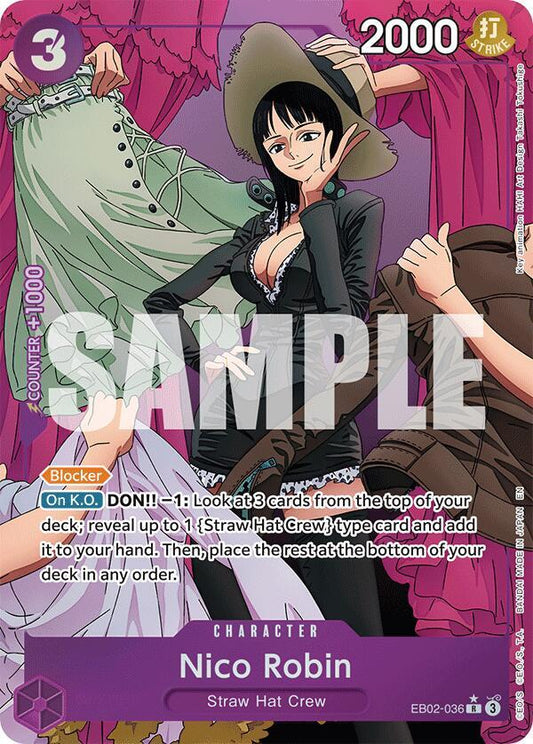 One Piece TCG! Nico Robin (Alternate Art) - Extra Booster: Anime 25th Collection (EB-02)