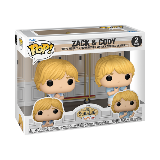 Funko Pop! Disney The Suite Life of Zack & Cody 2 Pack Figure Set