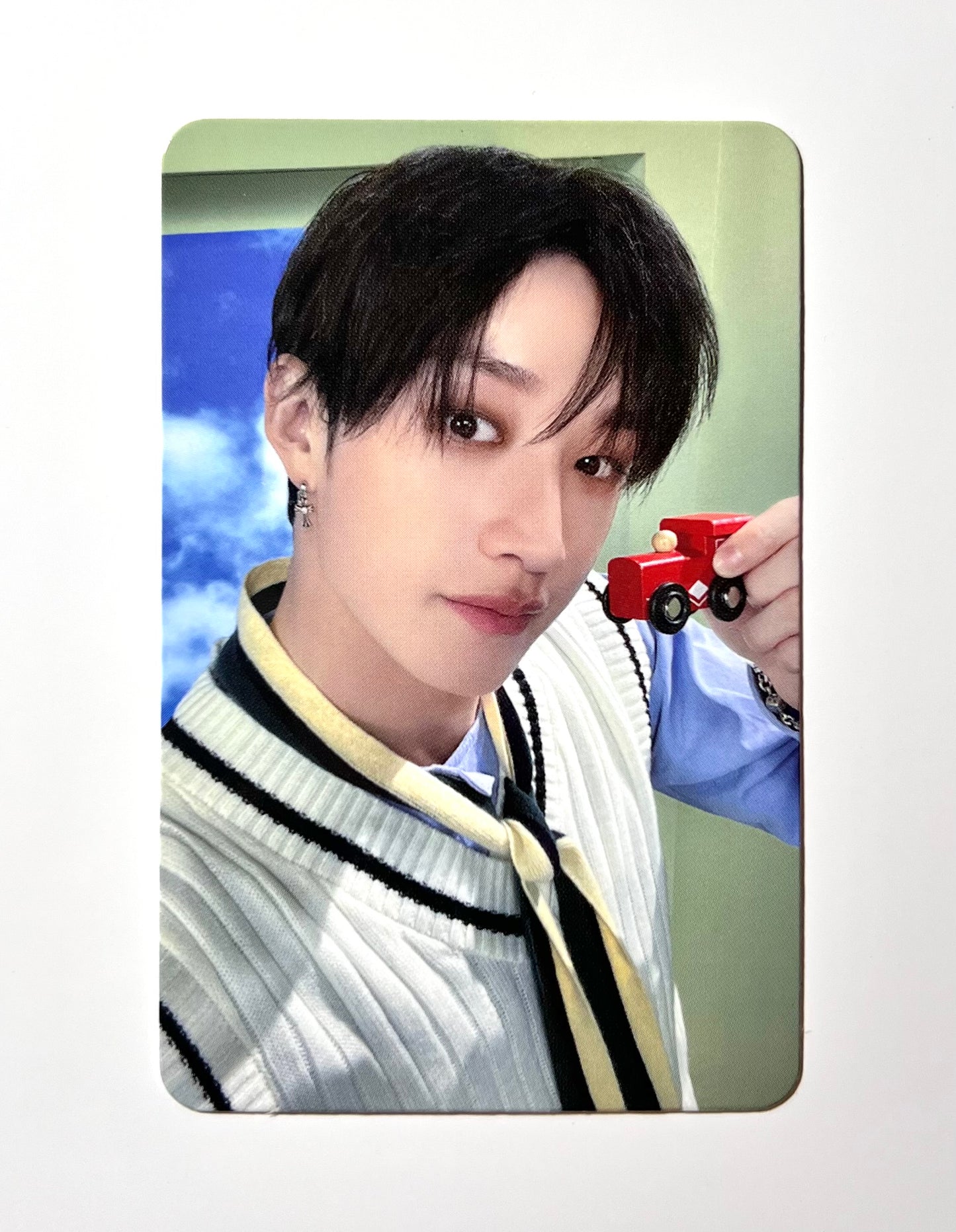 K-pop Stray Kids Bang Chan Official Fanclub Stay 5th Generation [Over The RAIN] Official Photocard