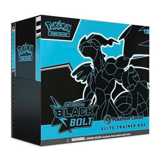Pokemon TCG! Black Bolt Pokemon Center Elite Trainer Box (Exclusive) - SV: Black Bolt (BLK)