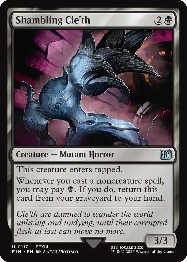 MTG! Shambling Cie'th - FINAL FANTASY (FIN)