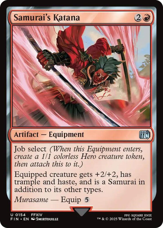 MTG! Samurai's Katana - FINAL FANTASY (FIN)