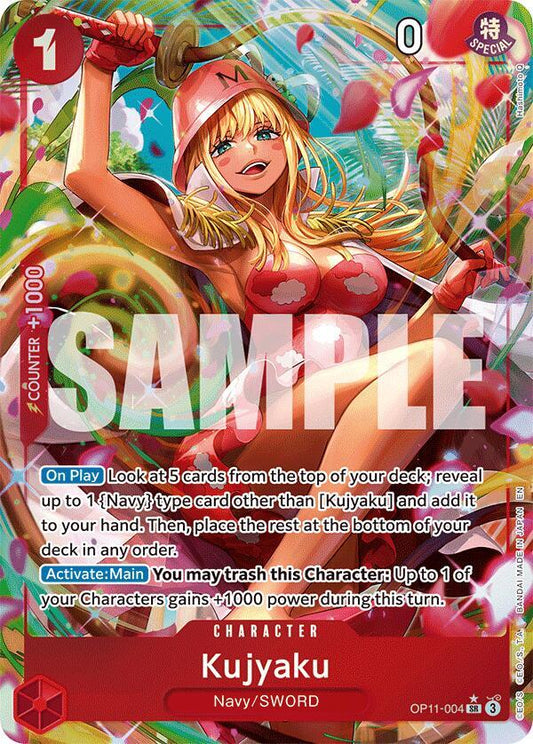 One Piece TCG! Kujyaku (Alternate Art) - A Fist of Divine Speed (OP11)