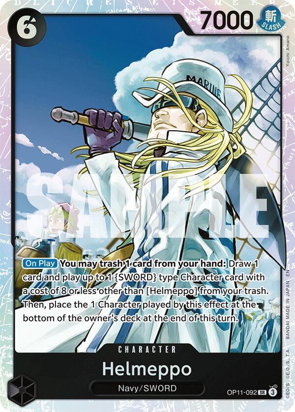 One Piece TCG! Helmeppo - A Fist of Divine Speed (OP11-092)