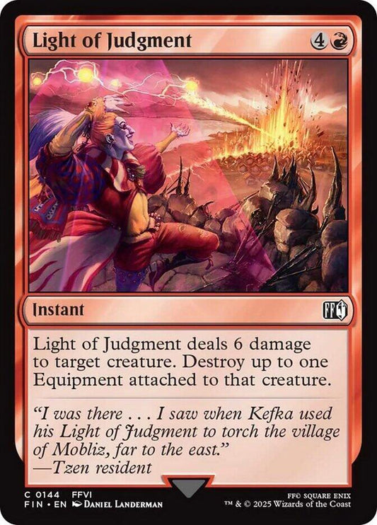 MTG! Light of Judgment - FINAL FANTASY (FIN)