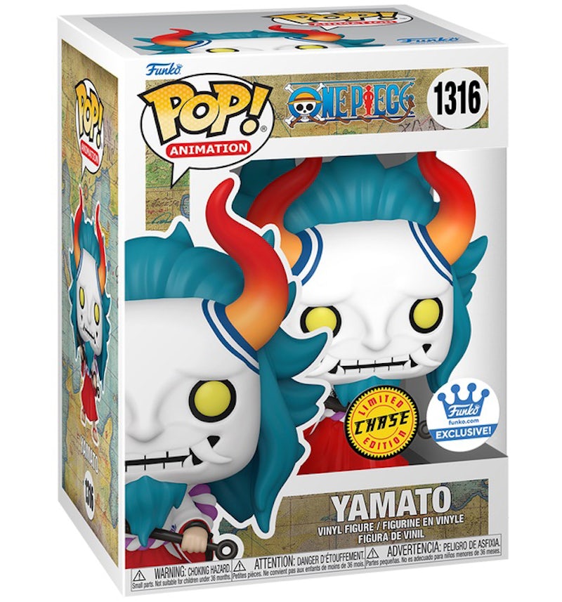 Funko Pop! One Piece : Yamato 1316 CHASE Funko Shop Exclusive + Pop Protector