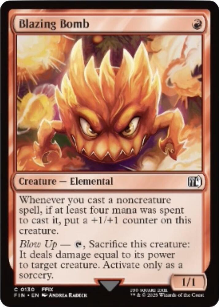 MTG! Blazing Bomb - FINAL FANTASY (FIN)