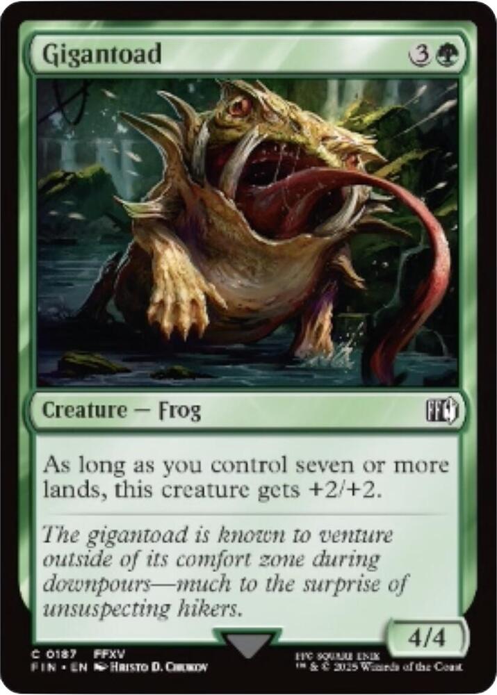MTG! Gigantoad - FINAL FANTASY (FIN)