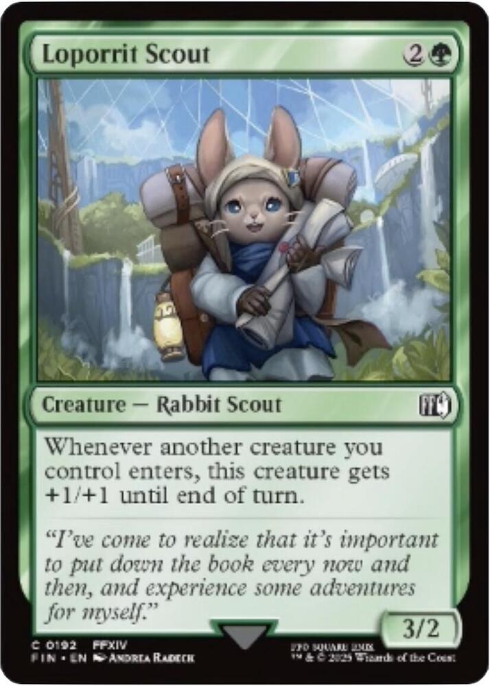MTG! Loporrit Scout - FINAL FANTASY (FIN)