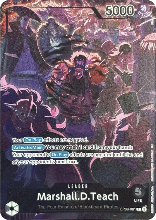 One Piece TCG! Marshall.D.Teach (English Version 2nd Anniversary Set) - One Piece Promotion Cards (OP-PR)