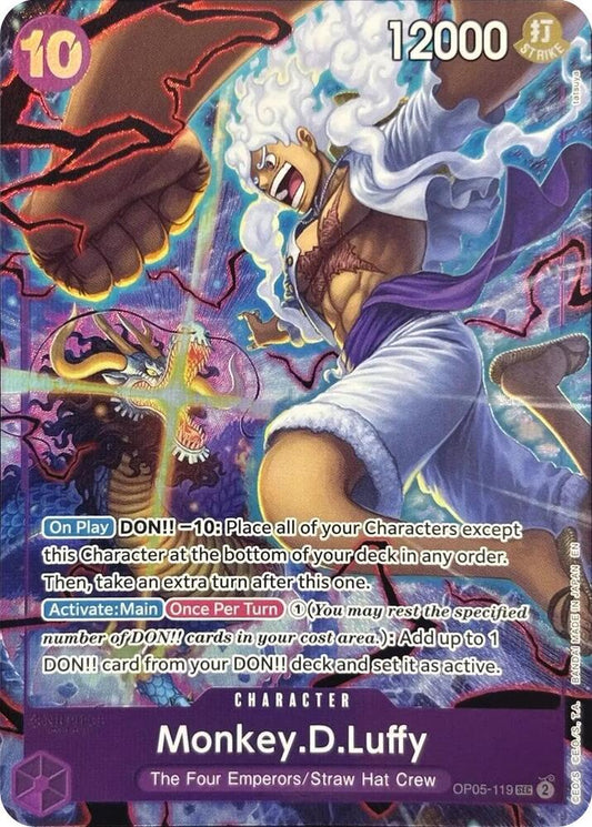 One Piece TCG! Monkey.D.Luffy (119) (English Version 2nd Anniversary Set) - One Piece Promotion Cards (OP-PR)