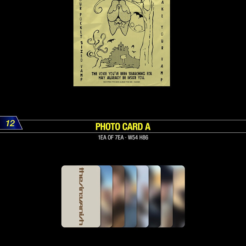 K-POP ENHYPEN - 7TH MINI ALBUM [THE SIN : VANISH] (3 VERSIONS)